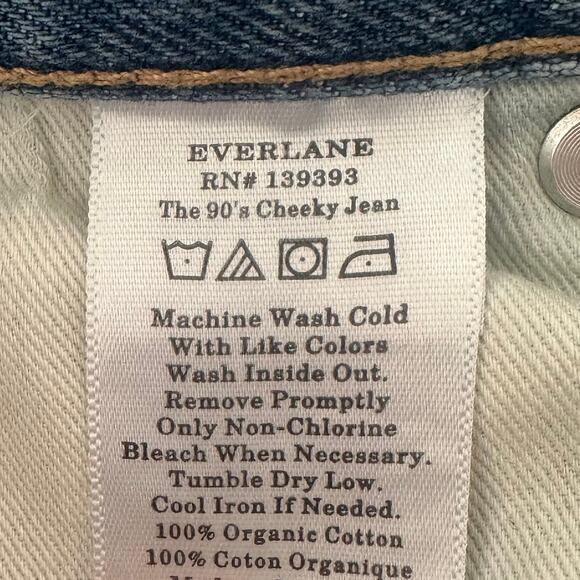 Everlane The '90s Cheeky Jean Vintage Mid Blue Size 27 Regular EUC - Picture 9 of 13